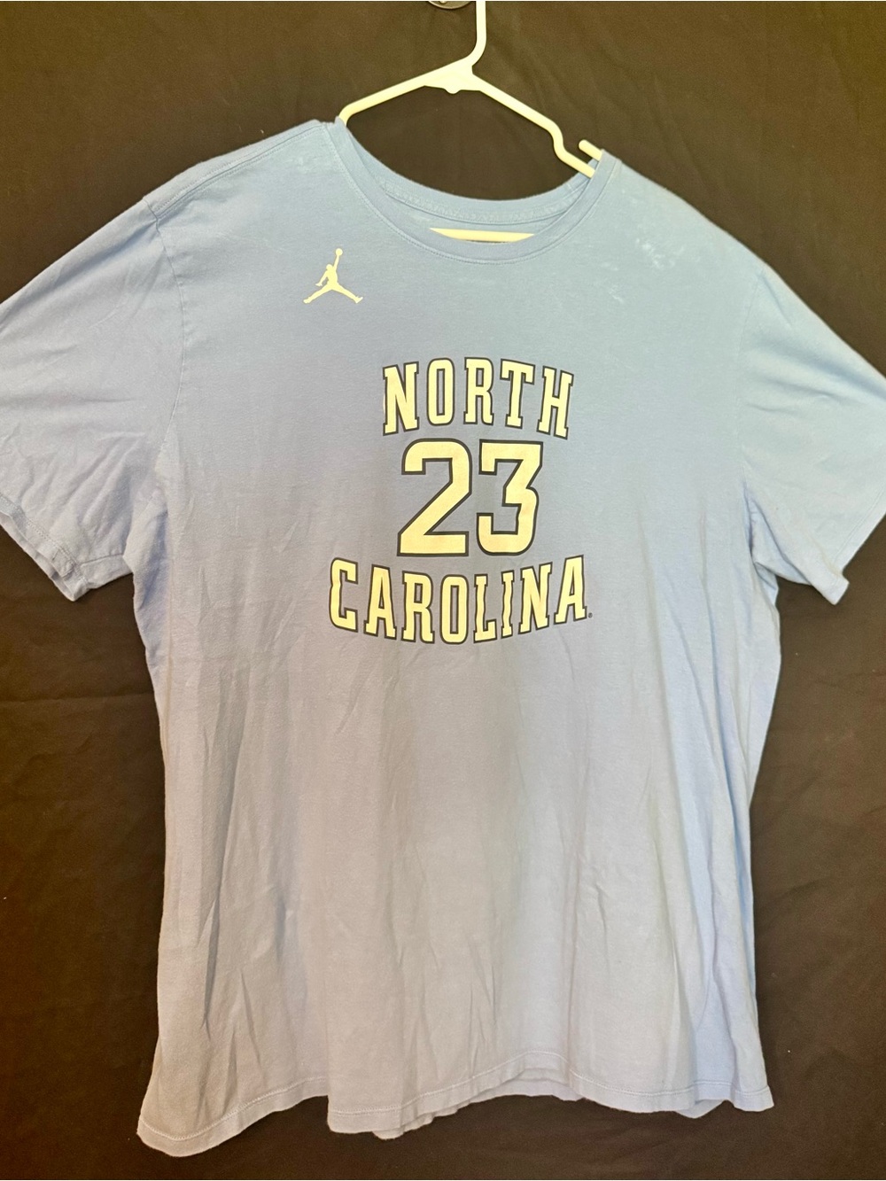 Nike Light Blue North Carolina 23 Short Sleeve Tee